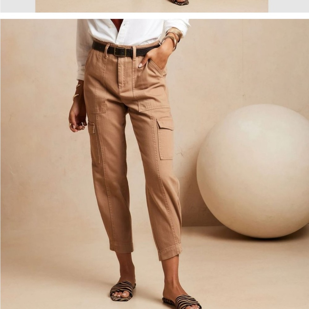 Banana Republic Belted Slim Cargo Trouser